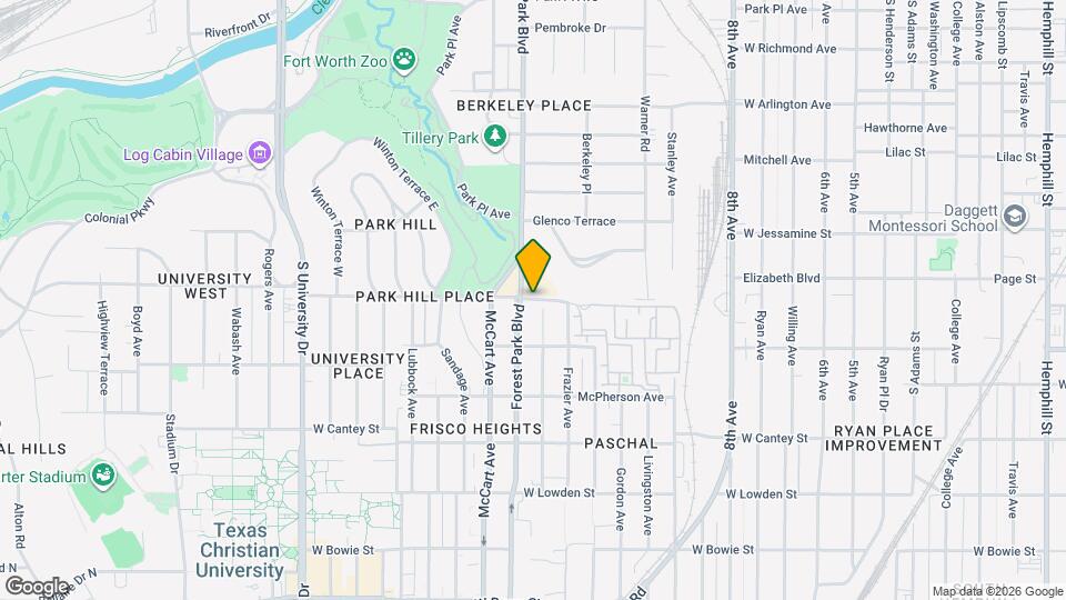 2303 Park Hill Dr Map and Location Details