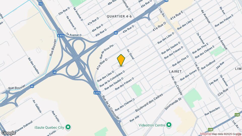 267 Des Lilas Rue O Map and Location Details