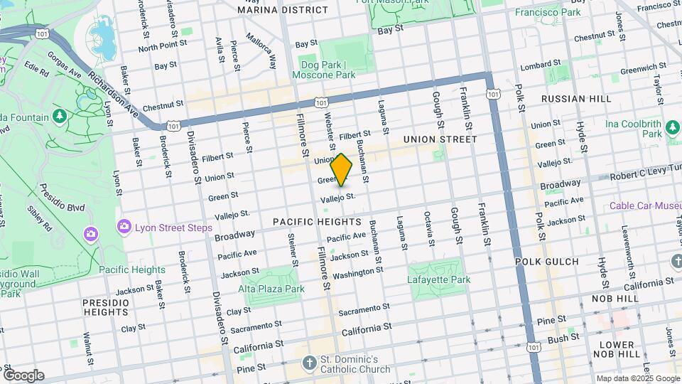 2729 Webster St Map and Location Details