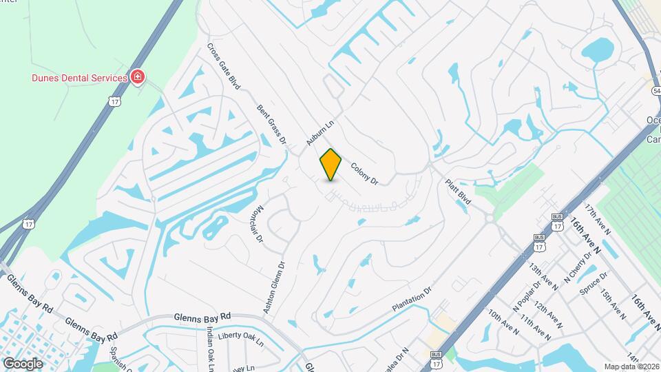 1860 Auburn Ln Map and Location Details