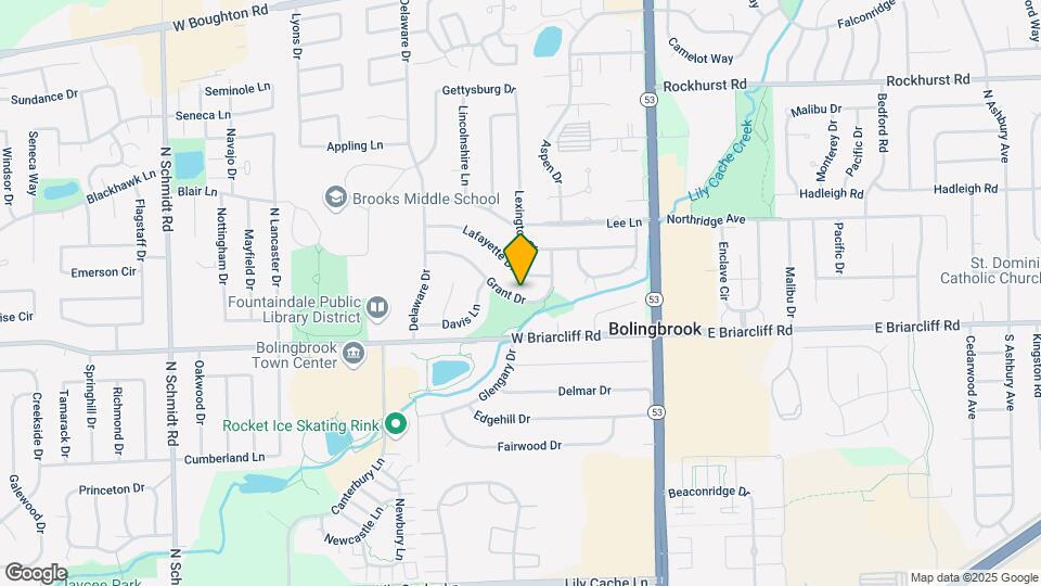 204 Grant Drive Map and Location Details