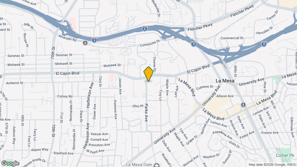 4863 Parks Ave Map and Location Details