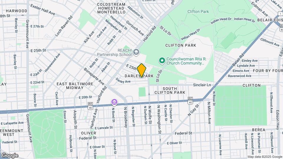 1736 Darley Ave Map and Location Details