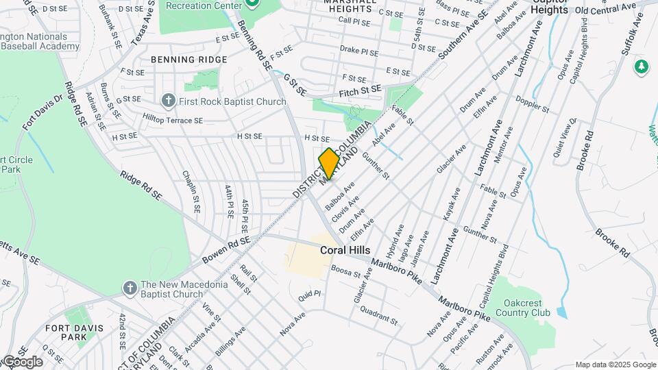 1201 Abel Ave Map and Location Details