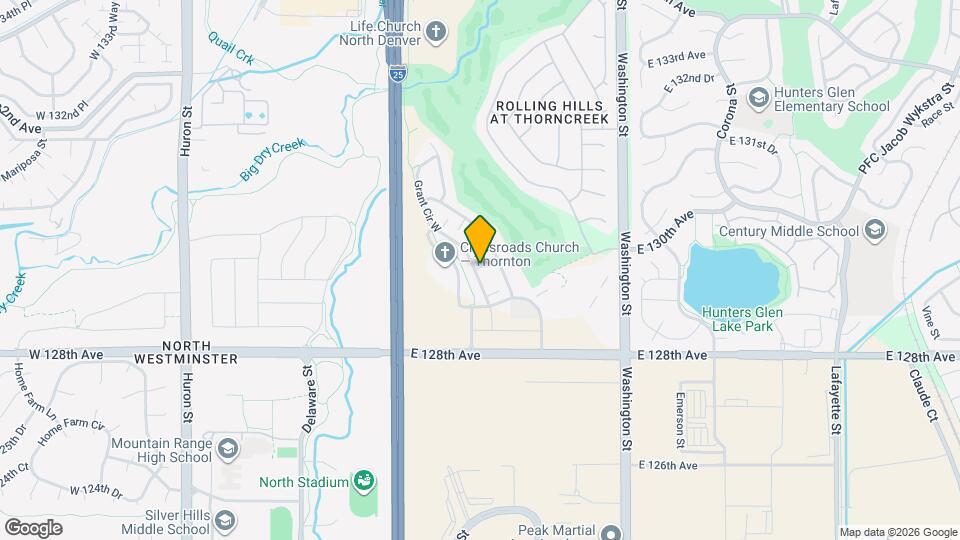 12940 Grant Cir W Map and Location Details