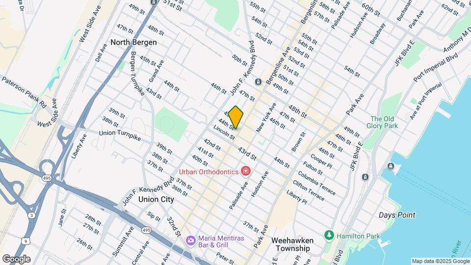 4327 Bergenline Ave Mapa y Detalles de la Ubicación