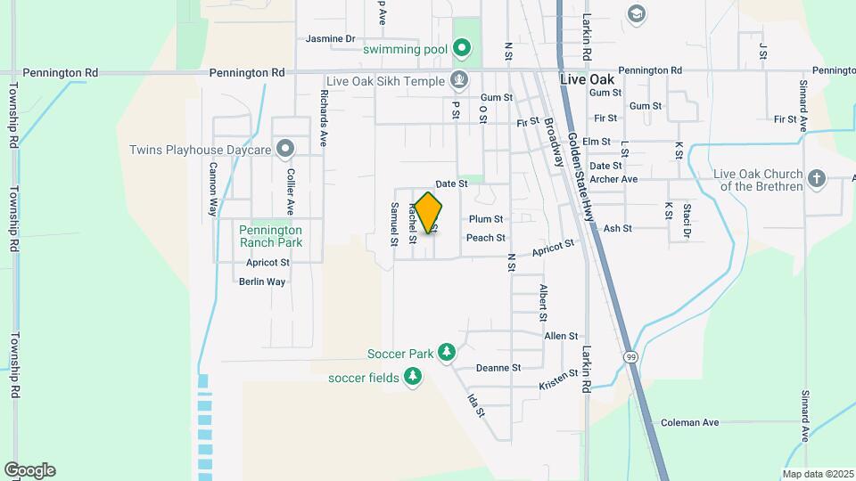 9550 Q St Map and Location Details