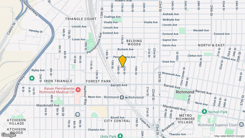 613 17th St Mapa y Detalles de la Ubicación