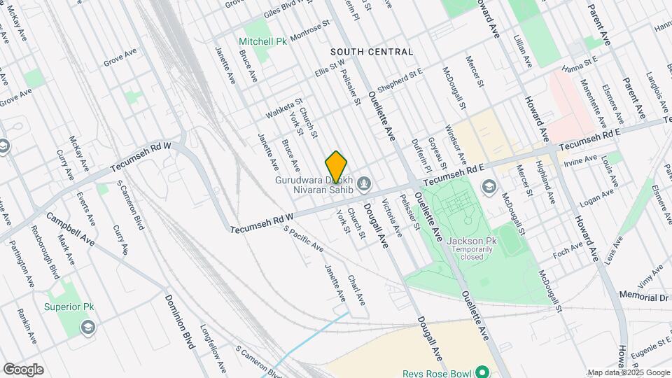 1621 Church St Map and Location Details