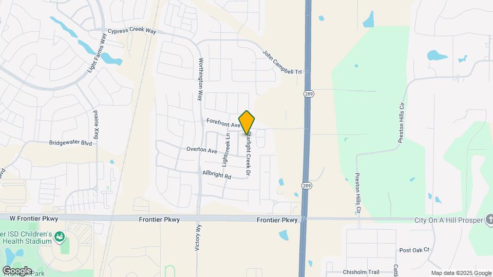 4119 Starlight Creek Dr Map and Location Details