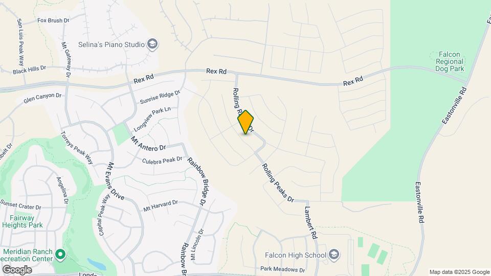 10751 Rolling Peaks Dr Map and Location Details