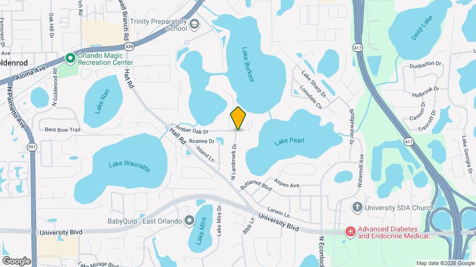 8602 Amber Oak Dr Map and Location Details