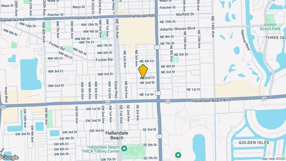 325 NE 2nd St Mapa y Detalles de la Ubicación