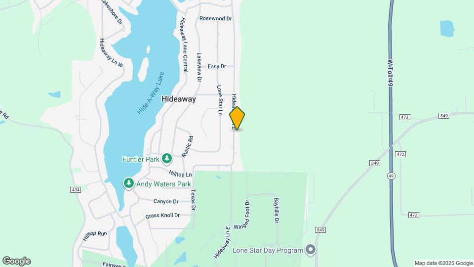 319 Hideaway Lane Central Map and Location Details