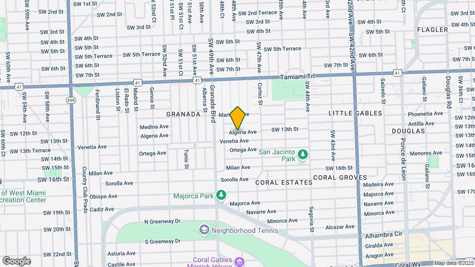 1222 Pizarro St Map and Location Details