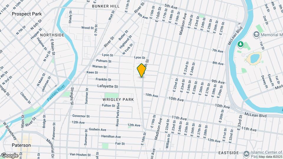 213 Franklin St Mapa y Detalles de la Ubicación
