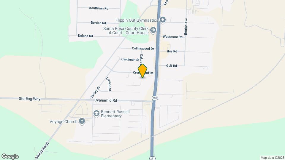 3864 Oakus Dr Map and Location Details