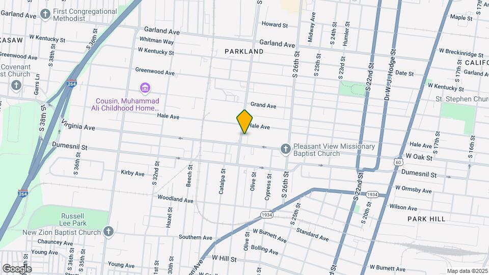1155 S 28th St Map and Location Details