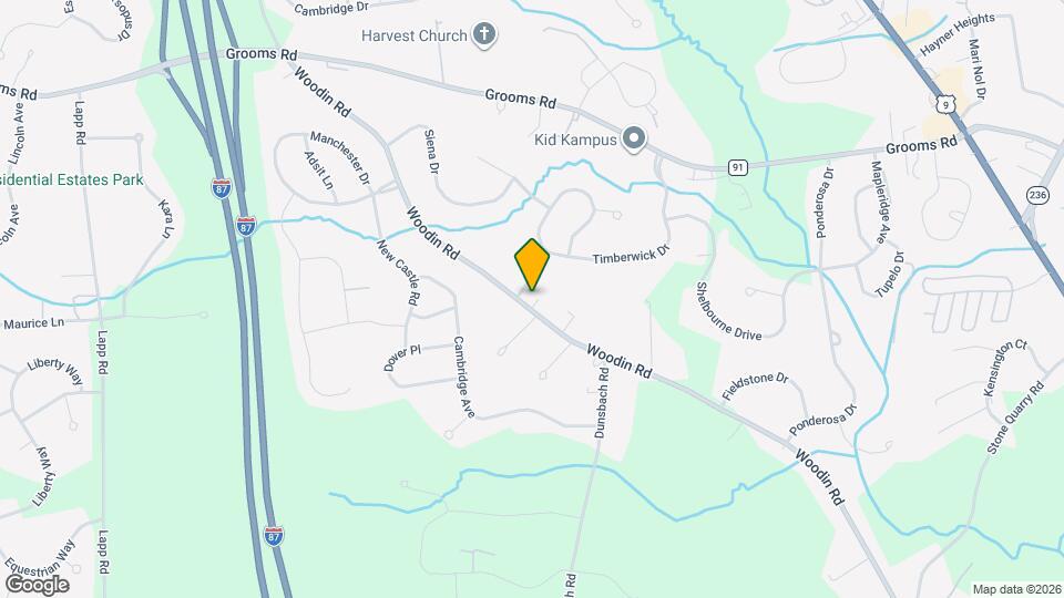93 Woodin Rd Map and Location Details