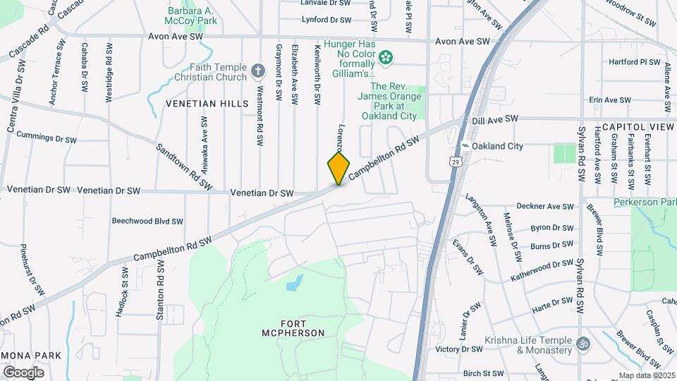1366 Campbellton Rd SW Map and Location Details