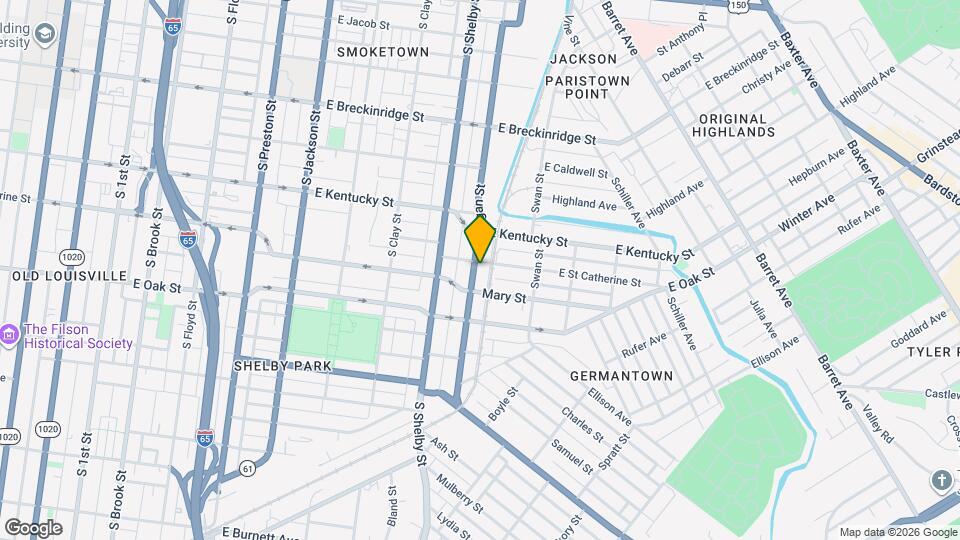 1105 Logan St Mapa y Detalles de la Ubicación