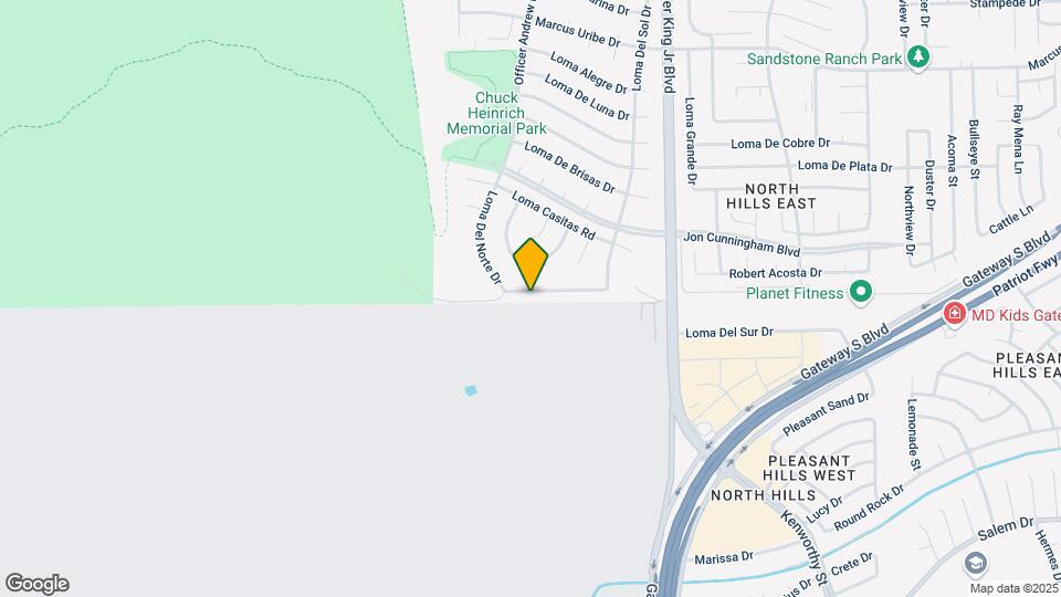4320 Loma Del Norte Dr Map and Location Details