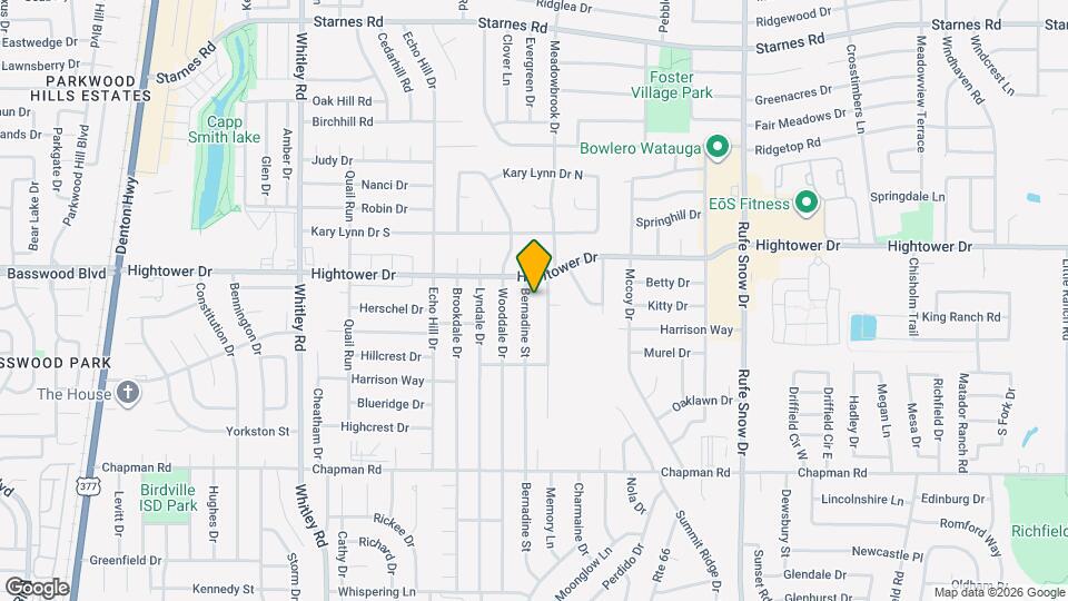 7012 Bernadine St Map and Location Details