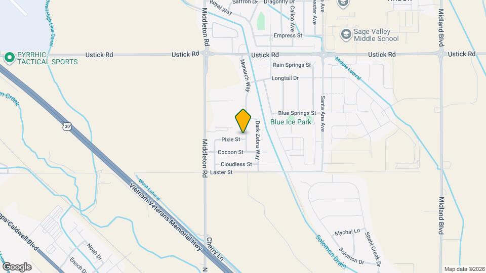 17659 Monarch Way Map and Location Details