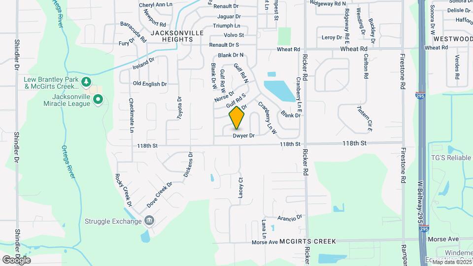 7931 Dwyer Dr Map and Location Details