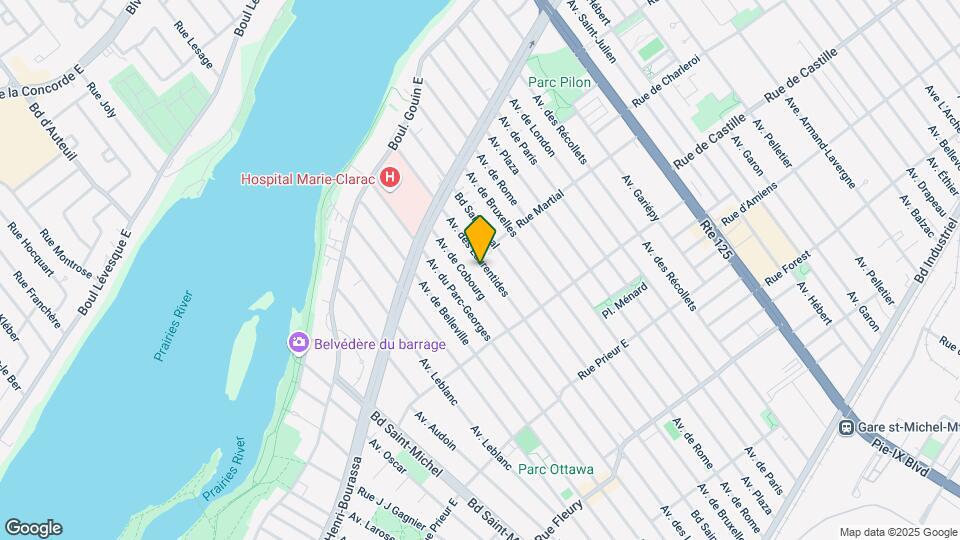 10960 Des Laurentides Av Map and Location Details