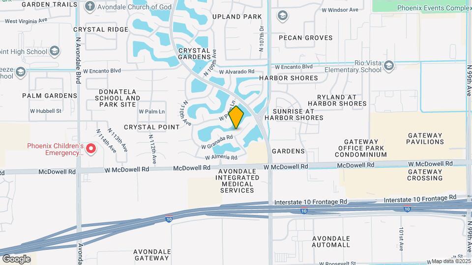 10752 W Granada Rd Map and Location Details