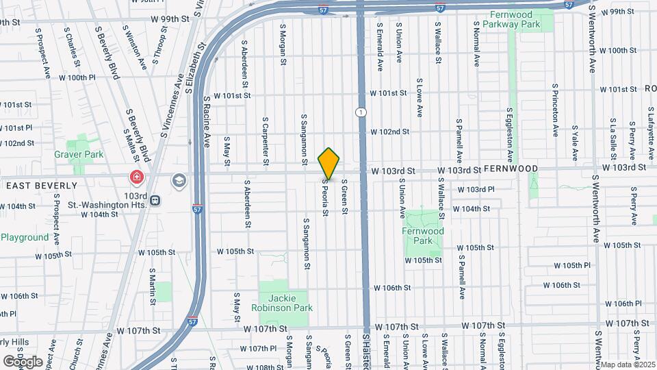 10317 S Peoria St Map and Location Details
