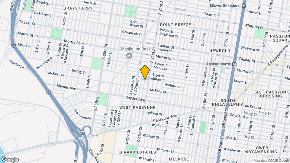 1921 S Norwood St Map and Location Details