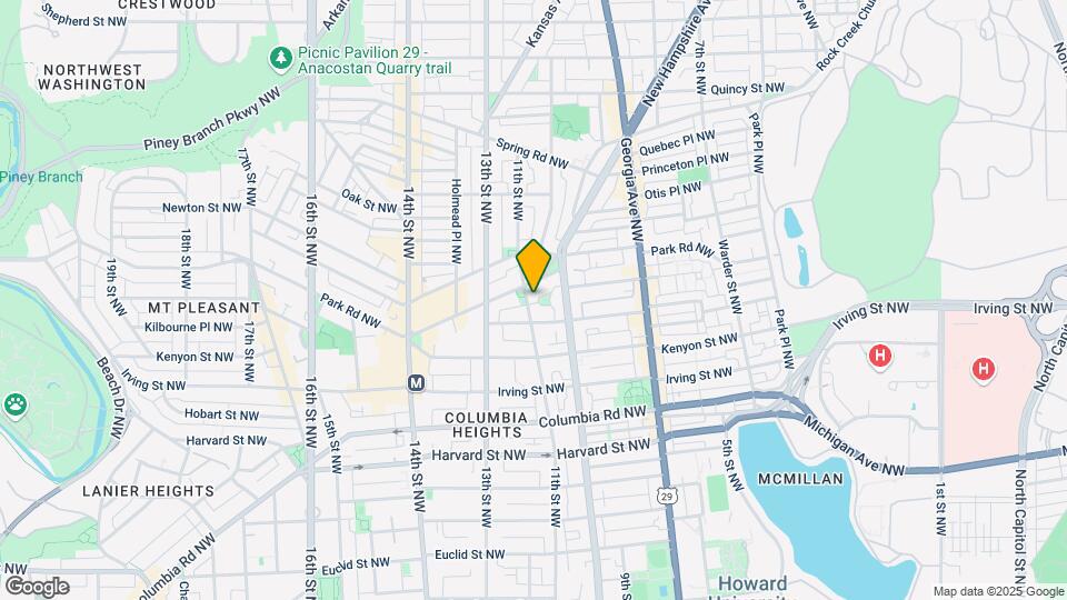3325 11th St NW Map and Location Details