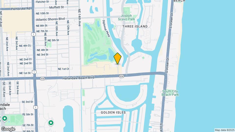101 Diplomat Pkwy, Unit 708 Map and Location Details