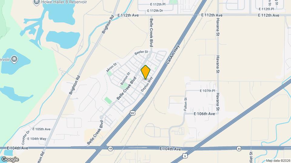 9498 E 108th Ave Map and Location Details