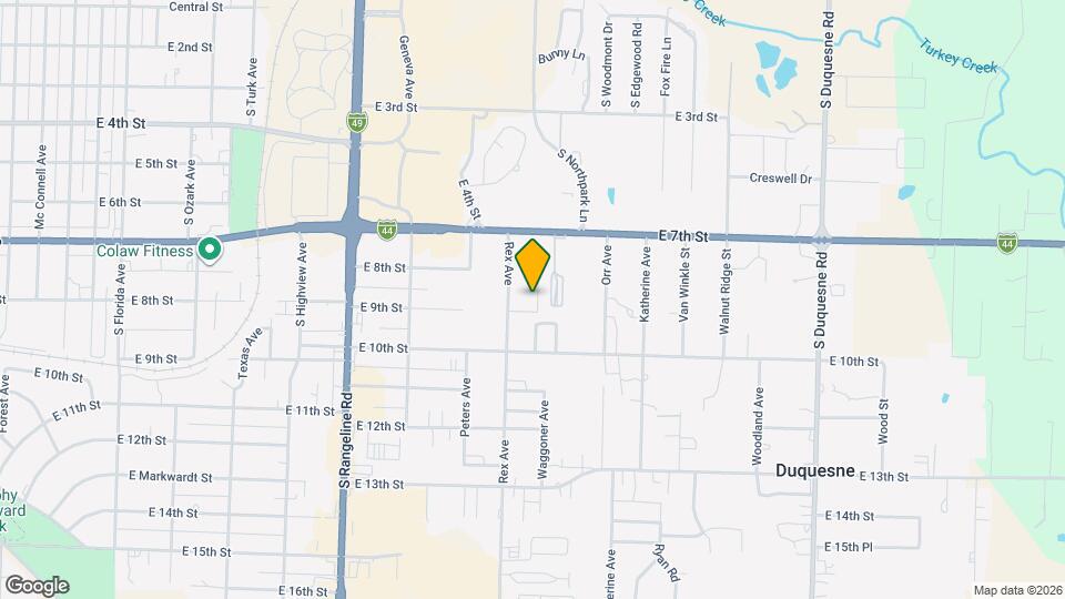 816 Greenwood Dr Map and Location Details