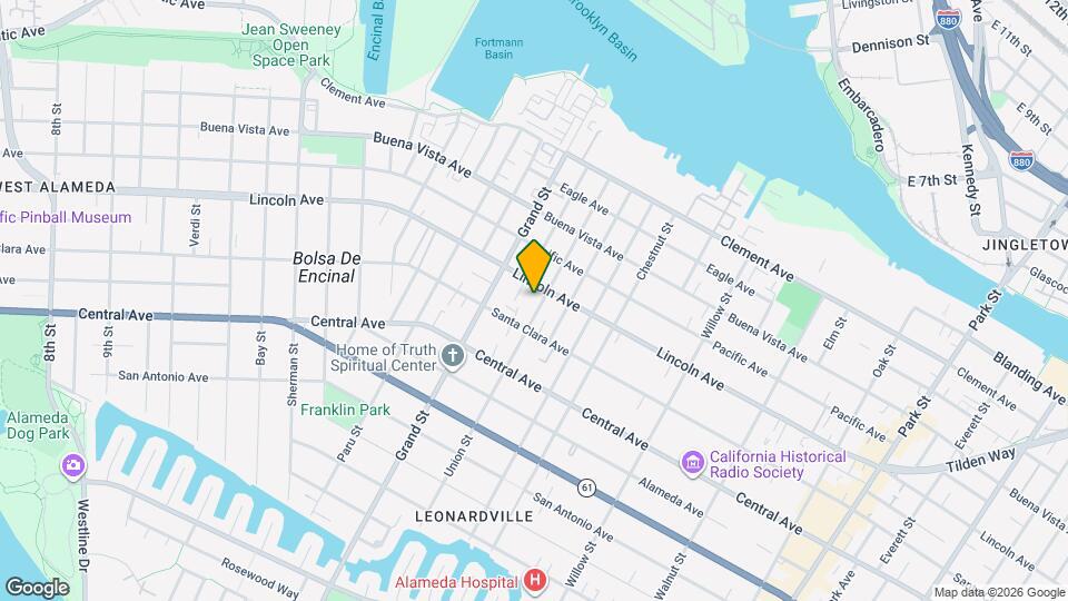 1529 Union St Map and Location Details