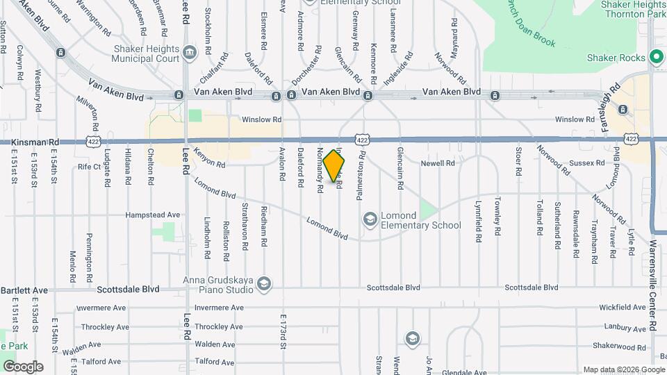 3578 Ingleside Rd Map and Location Details