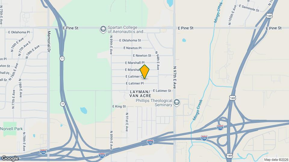 9159 E Latimer Pl Map and Location Details