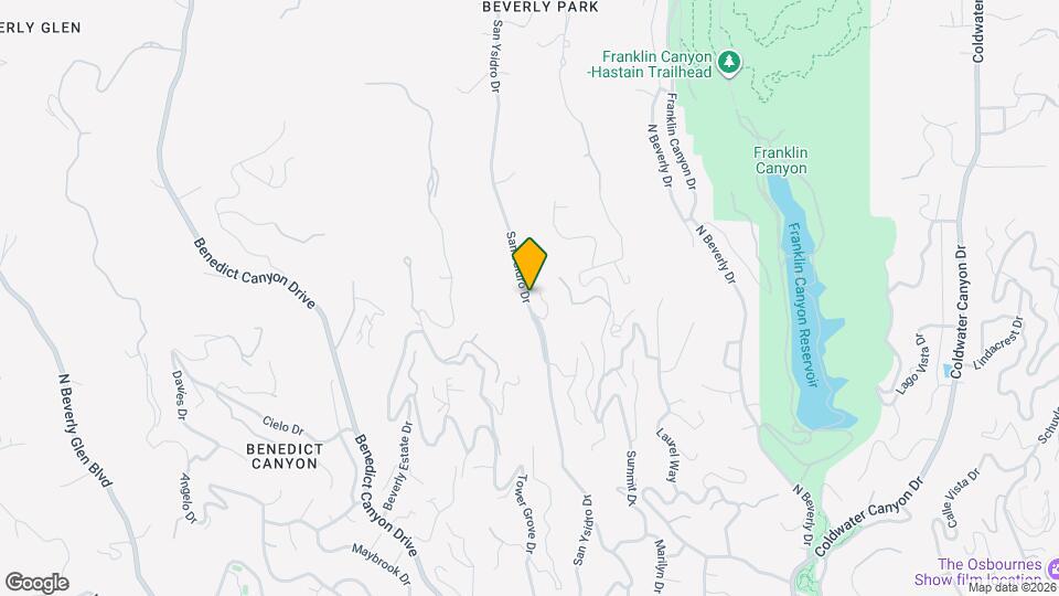 1514 San Ysidro Dr Map and Location Details