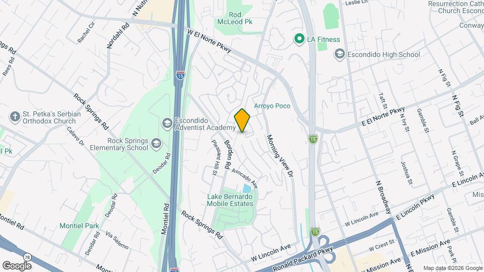 Hendrix Apartments - A 55+ Lifestyle Community Map and Location Details