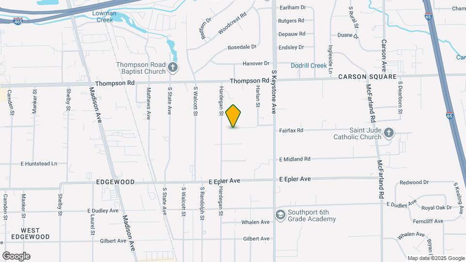 2025-2027 Fairfax Rd Map and Location Details