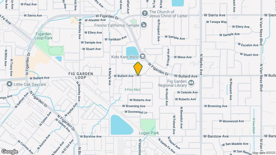 5789 N Valentine Ave Mapa y Detalles de la Ubicación