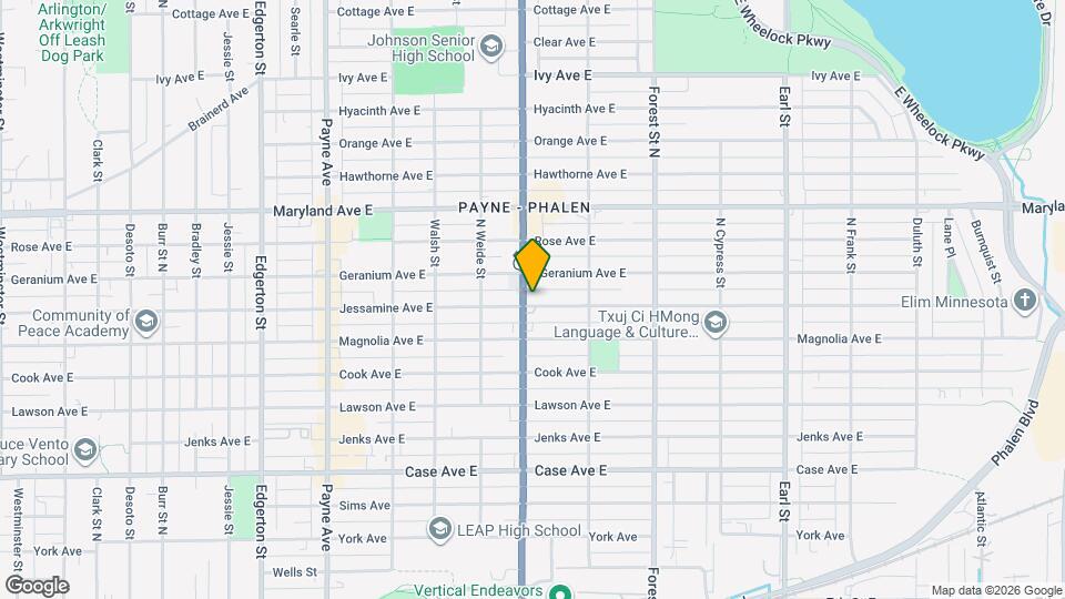 825 Jessamine Ave E Map and Location Details