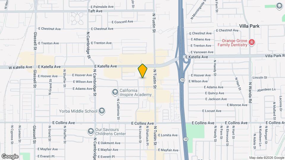 1172 N Shattuck St Map and Location Details