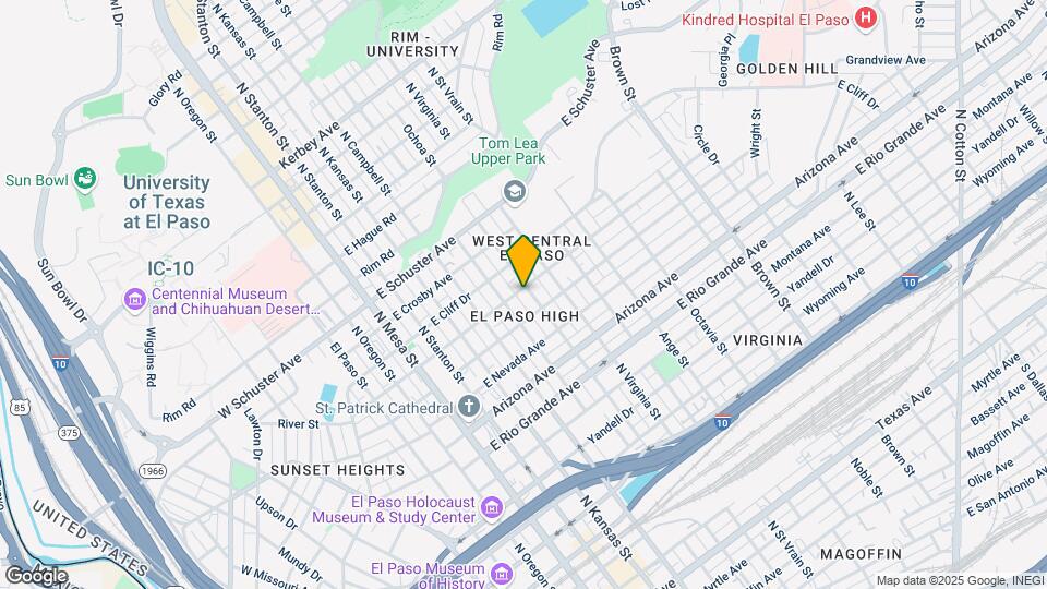 1317 N Ochoa St Map and Location Details