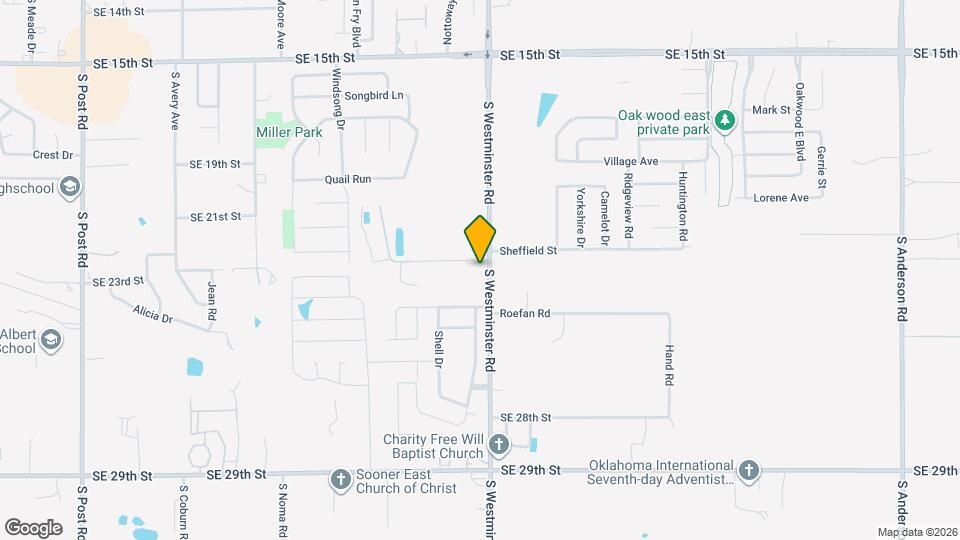 2301 S Westminster Rd Map and Location Details