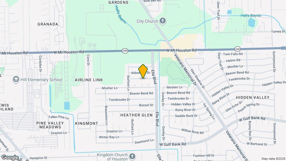 1935 Barnsley Ln Map and Location Details