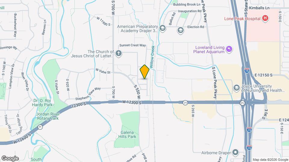 505 W Fox Chase Dr Map and Location Details